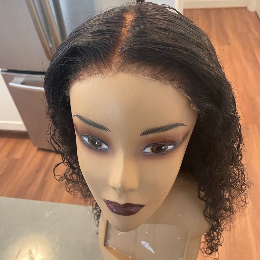 18 inch deep curly 13x6 human hair wig